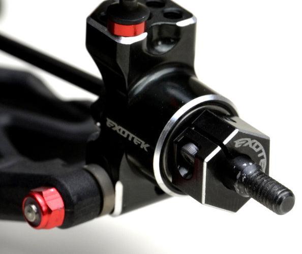 PowerHobby Exotek 1989 Drag Rear Clamping 8mm Hex (Black) (2) TLR 22