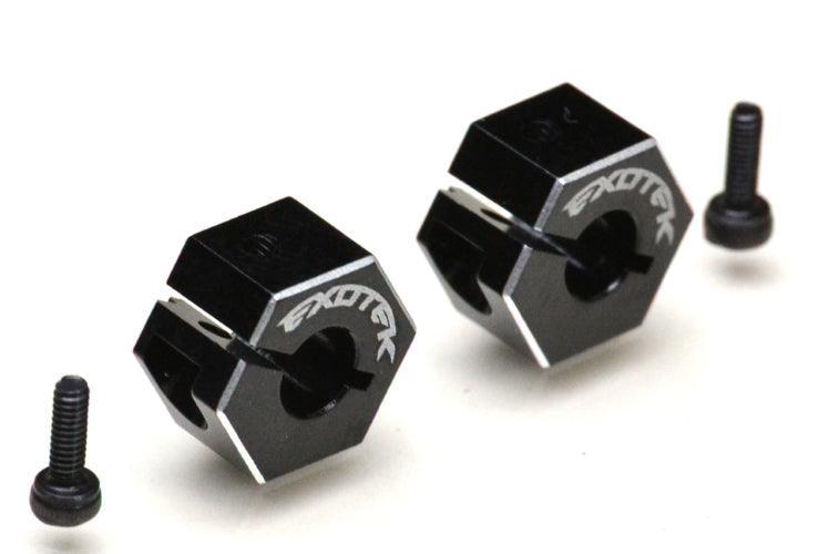 PowerHobby Exotek 1989 Drag Rear Clamping 8mm Hex (Black) (2) TLR 22