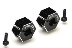 PowerHobby Exotek 1989 Drag Rear Clamping 8mm Hex (Black) (2) TLR 22