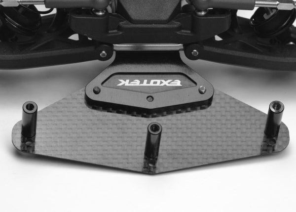 Exotek Racing 2003 Front Bumper Set Alloy CF And Foam Associated B6 Series