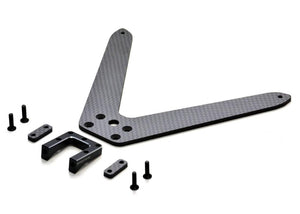 Exotek 2066 Losi 22S Pro Rear Body Mount Set Alloy and Carbon Fiber
