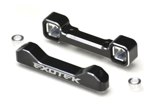 Exotek 2067 Losi 22S 7075 Aluminum Arm Mounts, for Rear Toe Adjustments