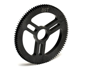 Exotek 2074 Flite Spur Gear, 48 Pitch 89 Tooth, Machined Delrin, for EXO Spur Gear Hubs