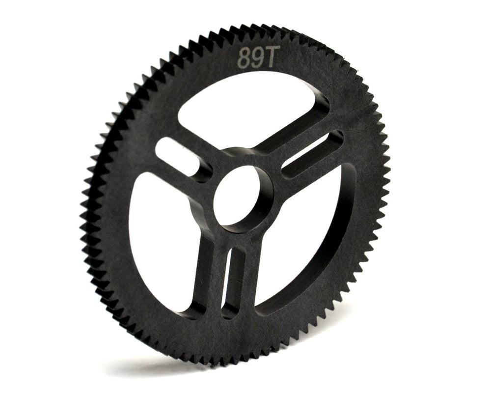 PowerHobby Exotek 2074 Flite Spur Gear, 48 Pitch 89 Tooth, Machined Delrin, for EXO Spur Gear Hubs