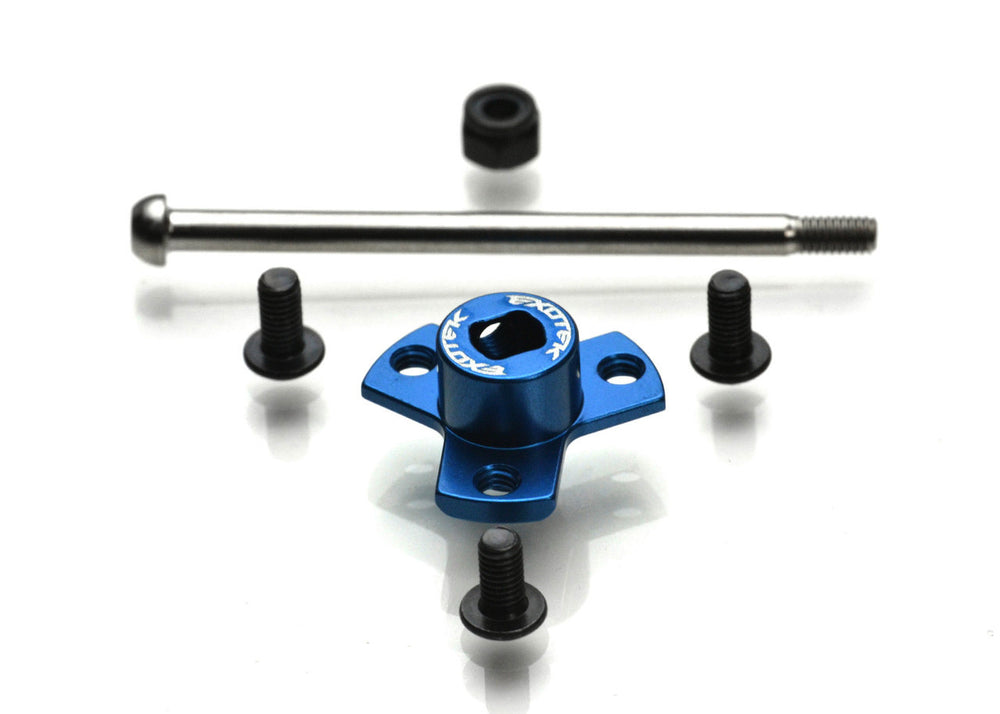 Exotek Racing B7 Locked Spur Mount Set w/ Titanium Bolt, for the Stock
