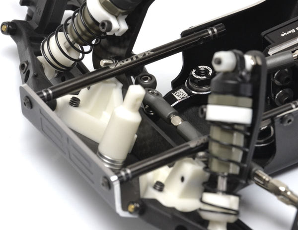 Exotek Racing RC10 HD Nose Brace Tubes (2), Titanium