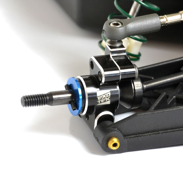 Exotek Racing RC10 HD Rear Hubs, Adjustable, 7075 for use with M3 Ball Stud