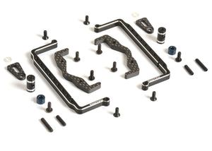 Exotek Racing RC10 Shorty Pack Tray and Cups, 7075 and Carbon Fiber