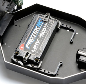 Exotek Racing RC10 Shorty Pack Tray and Cups, 7075 and Carbon Fiber