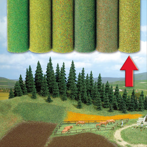 Busch 7236 All Scale Large Grass Mat, 4-Color Mix