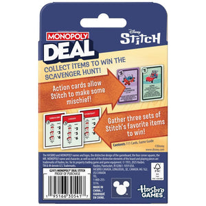 Little Shop of Magic Monopoly Deal: Stitch — Board Game