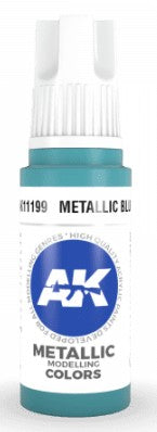 Black Forest® Hobby Supply Co AK Interactive 11199 Metallic Blue 3G Acrylic Paint 17ml Bottle — Glues, Paints, Tools > AK