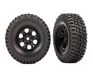 Traxxas 9774 TRX-4M BFGoodrich Tires w/ Black 1.0" Wheels