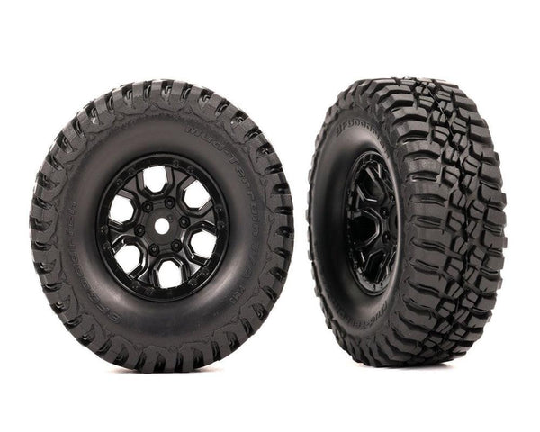 Traxxas 9774 TRX-4M BFGoodrich Tires w/ Black 1.0" Wheels