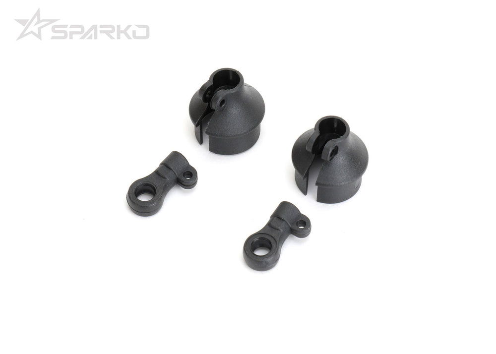 Powerhobby Sparko F8 Spring Cups & Shock Rod Ends Set x2