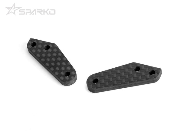 Powerhobby Sparko F8 Carbon Fiber Steering Knuckle Plate (R/L) 3.0mm (2pcs)