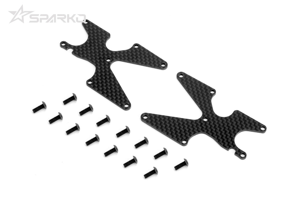 Powerhobby Sparko F8 Carbon Rear Arm covers 1.5mm - 2pcs