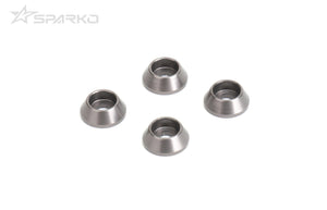 Powerhobby Sparko F8 Aluminum Shock Tower Washers (Titanium Color)