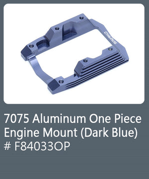 Powerhobby Sparko F8 F84033OP 7075 Aluminum One Piece Engine Mount (Dark Blue)