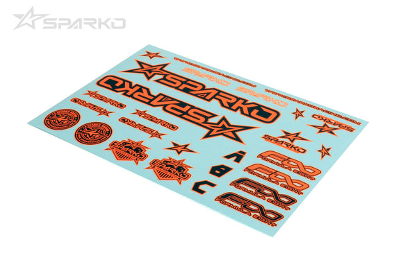 Powerhobby Sparko F8 Body Sticker-Orange