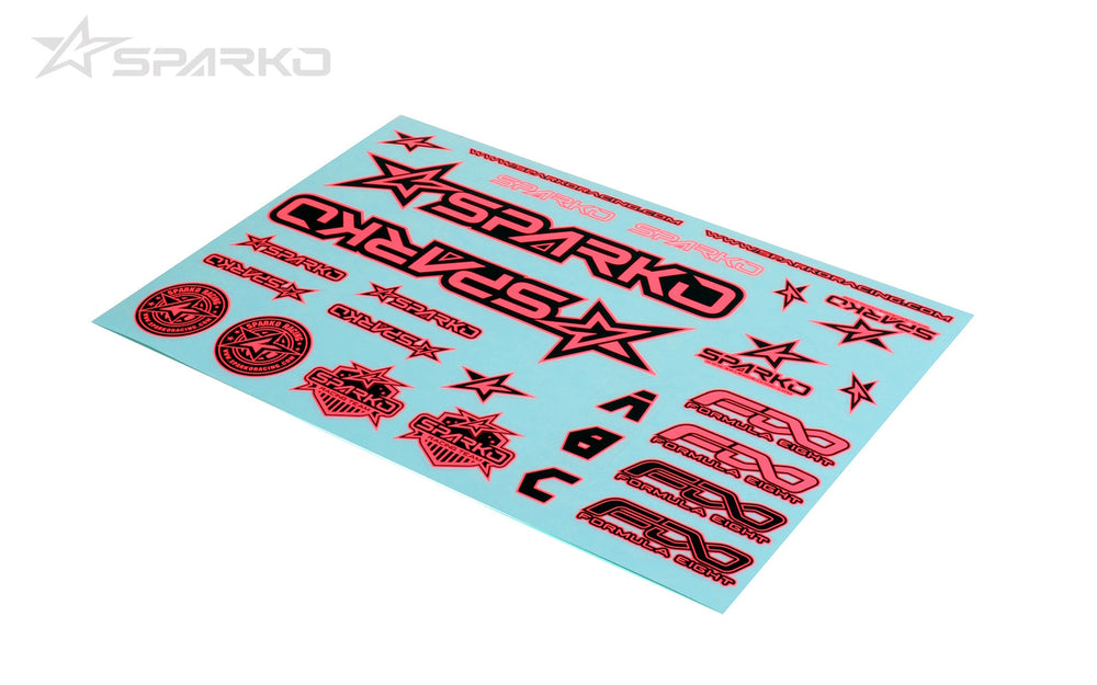 Powerhobby Sparko F8 Body Sticker-Pink