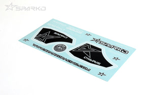 Powerhobby Sparko F8 Wing Sticker-Black and White