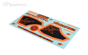 Powerhobby Sparko F8 Wing Sticker-Orange