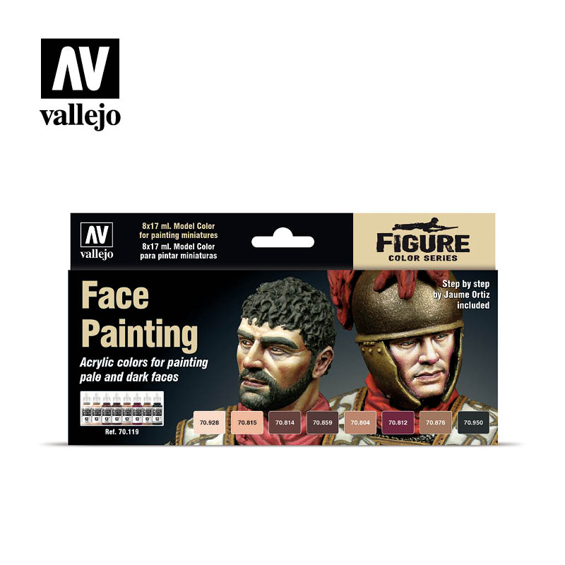 Little Shop of Magic Model Color Set: Faces Set Jaume Ortiz (8) — Miniatures