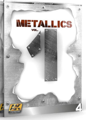 Black Forest® Hobby Supply Co AK Interactive 507 Learning Series 4: Metallics Vol.1 Book — Glues, Paints, Tools > AK