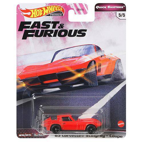 ToyShnip Fast & Furious Hot Wheels Premium Fast GT Vehicle 2020 - 5/5 '65 Corvette Stingray Coupe — Action & Toy Figures