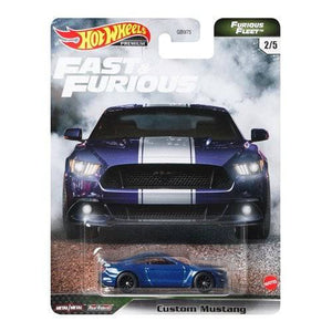 ToyShnip Fast & Furious Hot Wheels Premium Vehicle 2021 - 2/5 Custom Mustang — Action Figure