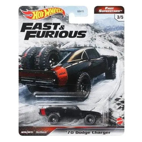 ToyShnip Fast & Furious Hot Wheels Premium Vehicle 2021 - 3/5 Dodge Charger — Action Figure