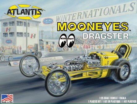 Black Forest® Hobby Supply Co Atlantis Models 1223 1/25 Mooneyes Dragster (formerly Revell) — Sci-Fi & Pop Culture Kits >