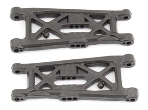 Associated 91871 RC10B6 Front Suspension Arms Flat Carbon Fiber