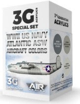Black Forest® Hobby Supply Co AK Interactive 11731 Air Series: WWII USN Atlantic ASW Aircraft 3G Acrylic Paint — Paints,