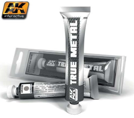 Black Forest® Hobby Supply Co AK Interactive 455 True Metal: Aluminum Wax Paint 20ml Tube — Glues, Paints, Tools > AK