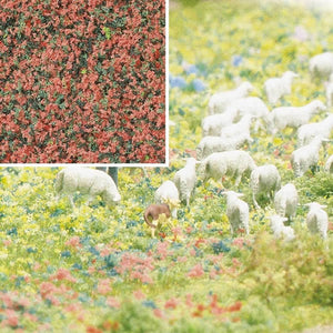 Black Forest® Hobby Supply Co Busch 7356 A Scale Foam Flock Ground Cover -- Heather Flowers 6-3/4oz 200ml — All Scale
