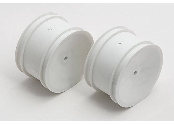 Associated 9589 Rear Dish Wheel White (2) RC10B44 RC10B4