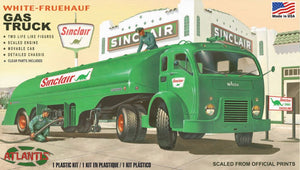 Black Forest® Hobby Supply Co Atlantis Models 1402 1/48 White-Fruehauf Gas Truck w/2 Figures (formerly Revell) — Sci-Fi &