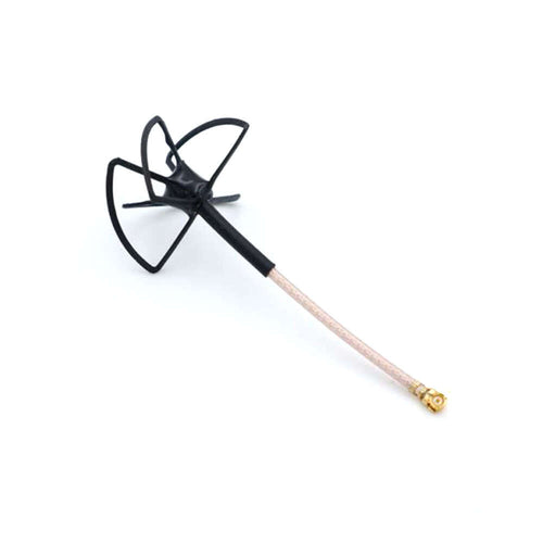 TBS Cloverleaf Antenna wIPX-UFL connector compatible with TBS Unify PRO 6GB HV or UFL conn