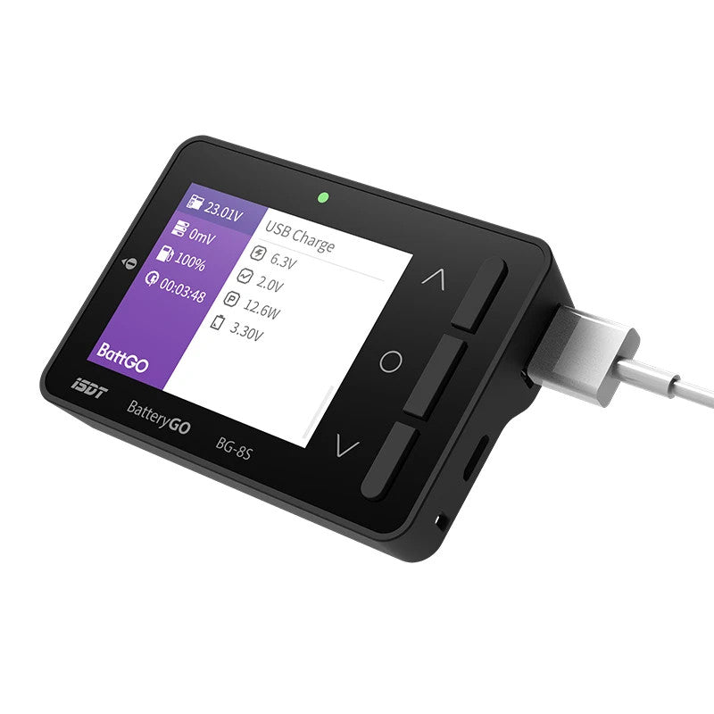 ISDT BG-8S Color Display BattGO Smart Battery Checker.