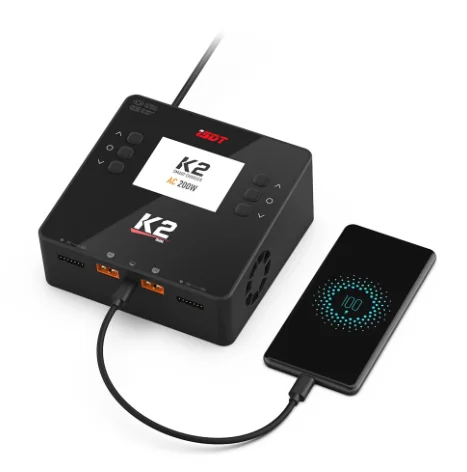 ISDT K2 AC 200W DC 2x500W 20A Dual Channel Balance Charger Discharger
