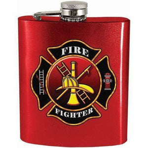 ToyShnip Fire Fighter 7oz. Hip Flask — Toys & Games