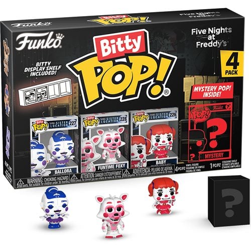 ToyShnip Five Nights at Freddy's Funko Bitty Pop! Mini-Figure 4-Pack - Select Set(s) — Action Figure
