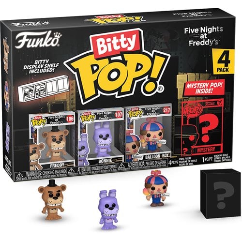 ToyShnip Five Nights at Freddy's Funko Bitty Pop! Mini-Figure 4-Pack - Select Set(s) — Action Figure