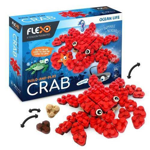 ToyShnip FLEXO Ocean Life Range - Crab — Toys & Games
