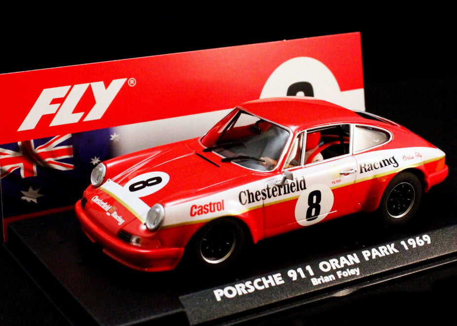 Fly Porsche 911 Oran Park 1969 Brian Foley Flyslot Slot Car 1/32