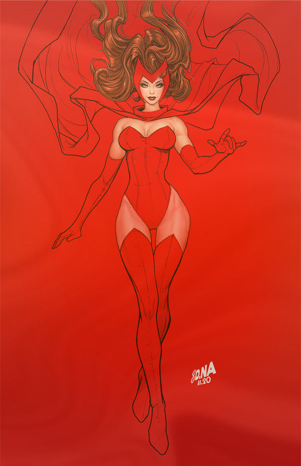 [FOIL] Scarlet Witch #4 Unknown Comics David Nakayama Exclusive Foil Virgin Color Bleed Var (04/05/2023)