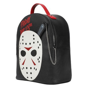 ToyShnip Friday The 13th Jason Mask Mini Backpack and Knife Coin Purse — Action Figure