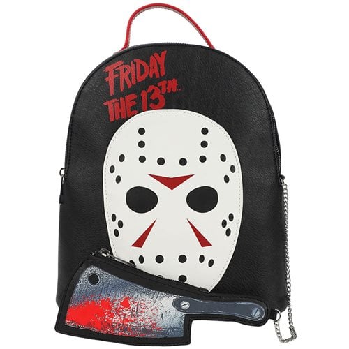 ToyShnip Friday The 13th Jason Mask Mini Backpack and Knife Coin Purse — Action Figure